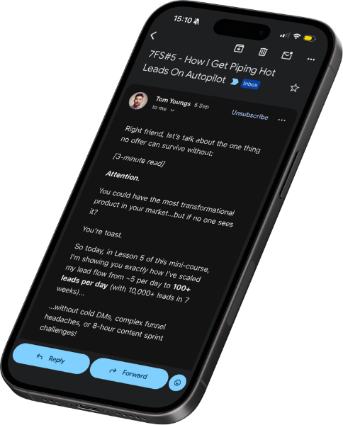 6 To 7-Figures In 7 Days · Free Email Mini-Course
